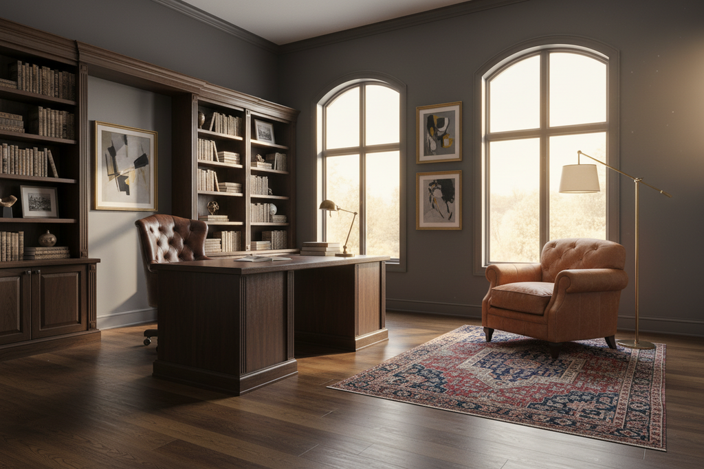 Oak Gunstock Office